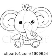 Poster, Art Print Of Licensed Clipart Cartoon Toy Elephant