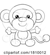 Poster, Art Print Of Licensed Clipart Cartoon Toy Monkey
