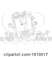03/30/2024 - Licensed Clipart Cartoon Alphabet Letter Book