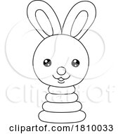 Poster, Art Print Of Licensed Clipart Cartoon Toy Rabbit Rings