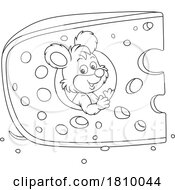 Licensed Clipart Cartoon Mouse With Cheese