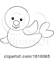 Licensed Clipart Cartoon Baby Seal
