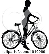 04/03/2024 - Bike And Bicyclist Silhouette