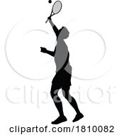 04/03/2024 - Tennis Player Man Sports Person Silhouette