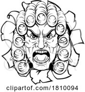 04/04/2024 - Angry Judge Cartoon Character