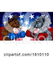 04/04/2024 - Republican Democrat Elephant Donkey Election