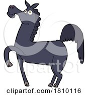 Poster, Art Print Of Funny Cartoon Horse