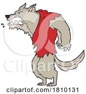 Poster, Art Print Of Angry Werewolf Cartoon