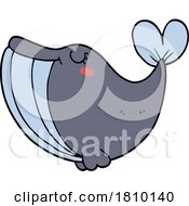 Poster, Art Print Of Cartoon Whale