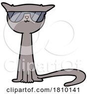 Cartoon Cool Cat by lineartestpilot