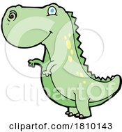 Poster, Art Print Of Cartoon Dinosaur