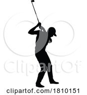 04/06/2024 - Golfer Golf Sports Person Silhouette