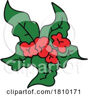 Cartoon Christmas Flower