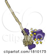 Cartoon Magical Broom by lineartestpilot