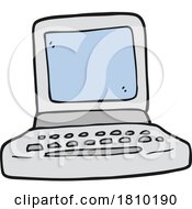 Cartoon Old Computer