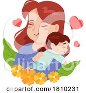 Mom And Daughter Licensed Clipart Cartoon
