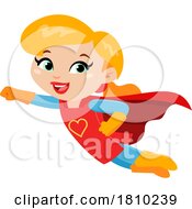 Poster, Art Print Of Super Hero Mom Or Woman Licensed Clipart Cartoon