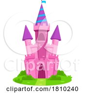 Poster, Art Print Of Fairy Tale Castle Licensed Clipart Cartoon