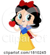 Poster, Art Print Of Fairy Tale Princess Snow White Licensed Clipart Cartoon