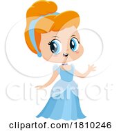 Poster, Art Print Of Fairy Tale Princess Cinderella Licensed Clipart Cartoon