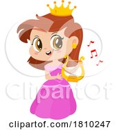 Poster, Art Print Of Fairy Tale Princess Licensed Clipart Cartoon