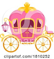Fairy Tale Princess Carriage Licensed Clipart Cartoon