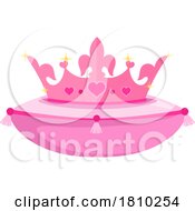 Poster, Art Print Of Fairy Tale Princess Crown Licensed Clipart Cartoon