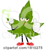 Pot Leaf Mascot Licensed Clipart Cartoon