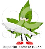 Pot Leaf Mascot Licensed Clipart Cartoon