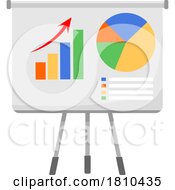 Poster, Art Print Of Charts And Graphs Licensed Clipart Cartoon