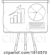 Poster, Art Print Of Charts And Graphs Black And White Clipart Cartoon
