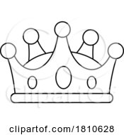 Poster, Art Print Of Crown Black And White Clipart Cartoon