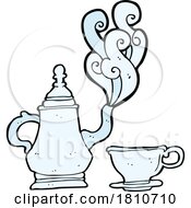 Cartoon Tea Set by lineartestpilot #COLLC1810710-0180