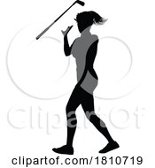04/19/2024 - Golfer Golf Sports Person Silhouette