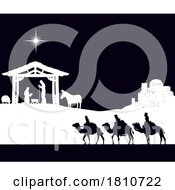 Christmas Nativity Scene Bethlehem Manger Wise Men