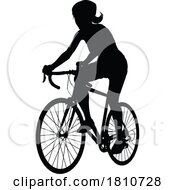 04/19/2024 - Bike And Bicyclist Silhouette