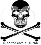 Skull And Crossbones Pirate Grim Reaper Cartoon