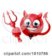 04/19/2024 - Devil Emoji Emoticon Man Face Cartoon Icon Mascot
