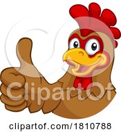 Chicken Cartoon Rooster Cockerel Character by AtStockIllustration #COLLC1810788-0021