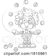 04/22/2024 - Cartoon Clipart Party Clown Juggling