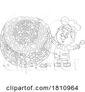 04/22/2024 - Cartoon Clipart Chef With A Pizza