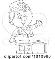 Cartoon Clipart Doctor With A First Aid Kit