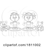 04/22/2024 - Cartoon Clipart Kids With Toys