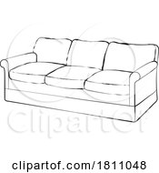 Black And White Sofa
