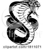 Poster, Art Print Of Cobra Snake Animal Sport Team Cartoon Mascot