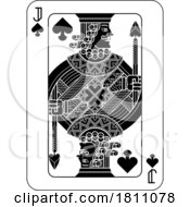 Poster, Art Print Of Playing Cards Deck Pack Jack Of Spades Card Design