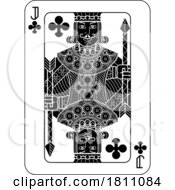 Poster, Art Print Of Playing Cards Deck Pack Jack Of Clubs Card Design