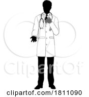 04/23/2024 - Doctor Man Medical Silhouette Healthcare Person