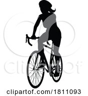 04/23/2024 - Bike And Bicyclist Silhouette