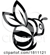 Poster, Art Print Of Honey Bumble Bee Or Wasp Design Bumblebee Icon